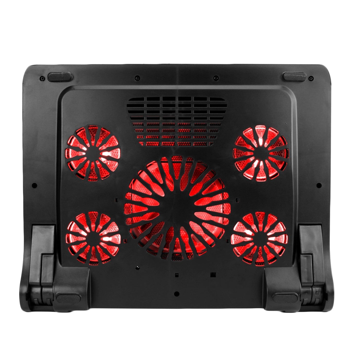 Enhance GXC1 Laptop Stand 5‑Fan USB‑Powered (Red)
