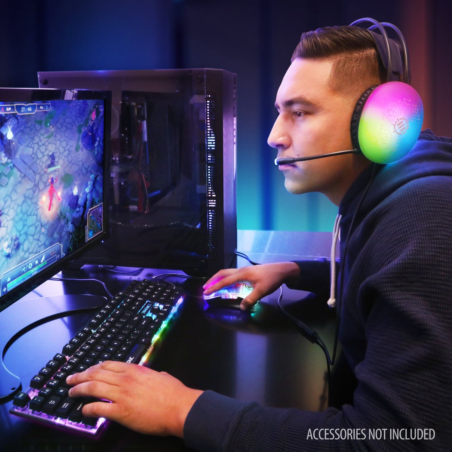 ENHANCE Voltaic 2 Gaming Mouse Multicolor Optical 7000 DPI