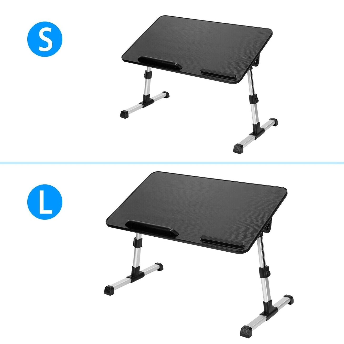 iMounTEK Laptop Lap Desk Adjustable Foldable Stand with Mouse Pad (Black)