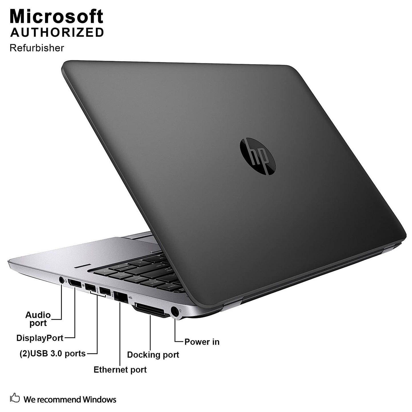 HP 14" EliteBook 840 G1 i5-4200U Laptop β Silver β 16GB/256GB SSD