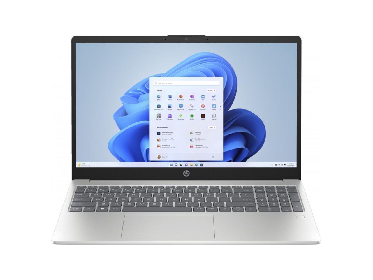 HP 15.6" 15‑FD0185NR i5‑1235U (12th Gen) Silver 16 GB/256 GB SSD