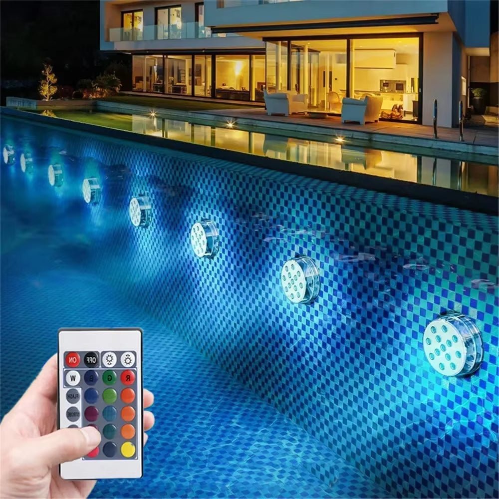 13 - LED Submersible Light – Light Up Water, Elevate the Mood - Mac's Got More