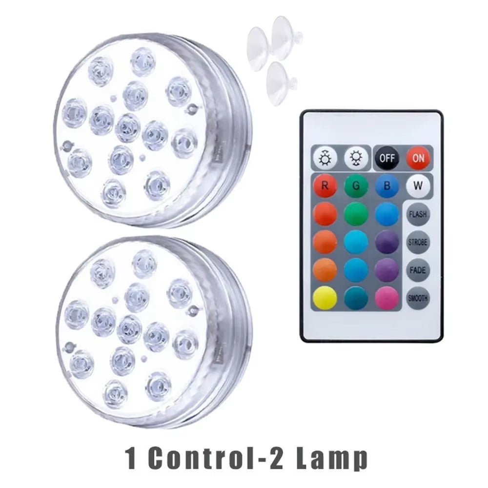 13 - LED Submersible Light – Light Up Water, Elevate the Mood - Mac's Got More