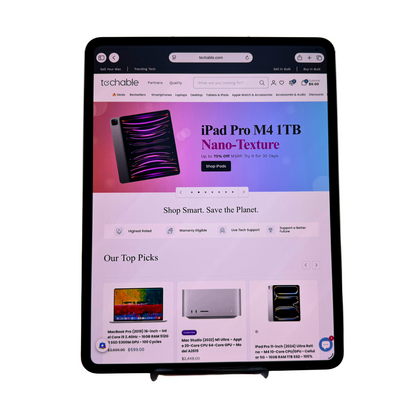 iPad Pro 13‑inch (2024) Nano‑Texture – M4 10‑Core CPU/GPU • Cellular 5G – 16GB RAM 1TB SSD • AppleCare+ 10/26