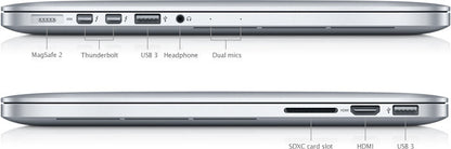 Apple MacBook Pro (15-inch Late 2013) 2.0 GHz I7-4750HQ 8GB 256GB SSD (Silver)