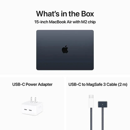 2023 Apple MacBook Air 15-inch M2 – 10-Core GPU 16GB RAM 512GB SSD Midnight | Excellent