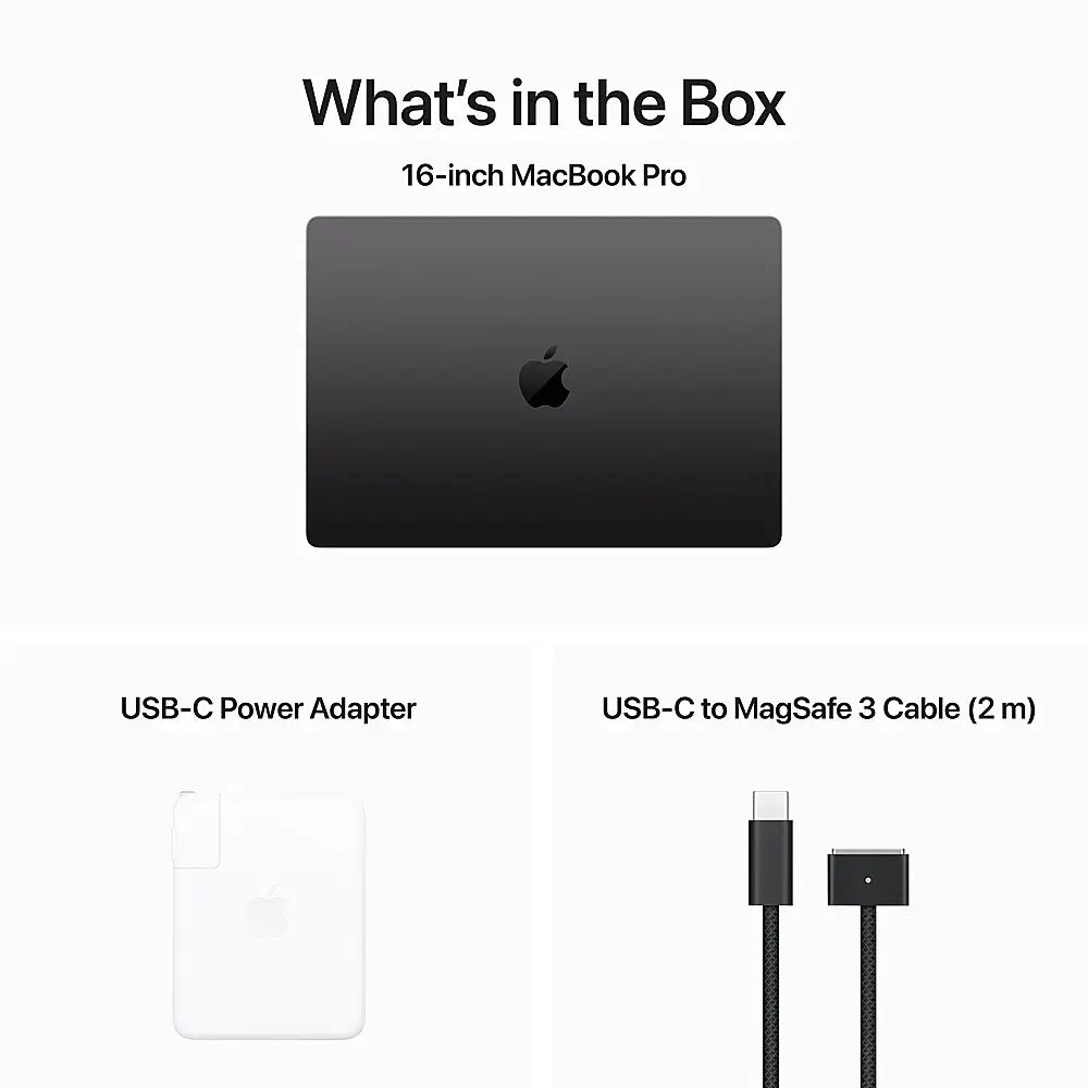 MacBook Pro (2023) 16-inch – Apple M3 Max 30-Core GPU – 36GB RAM 512GB SSD | Space Black
