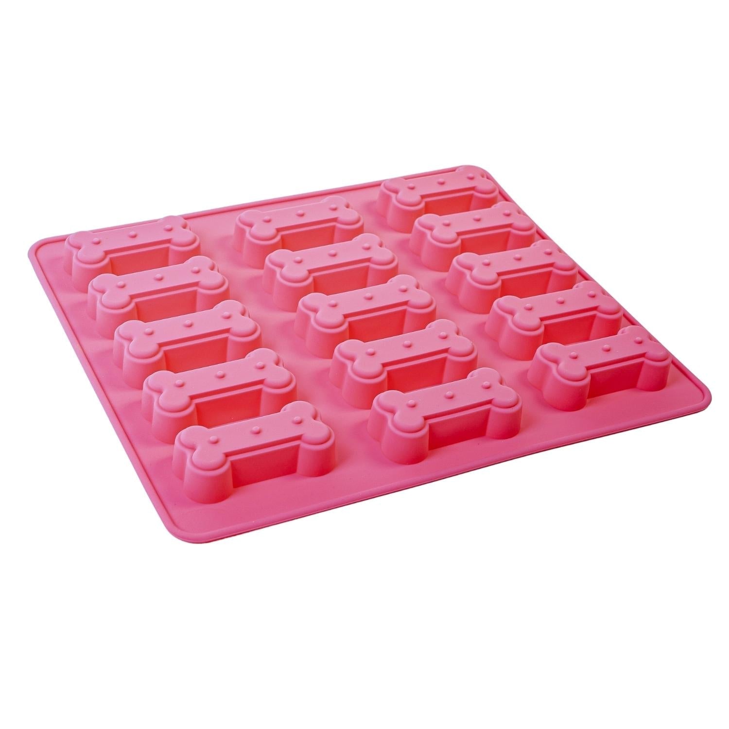 3 - in - 1 Dog Bone Silicone Treat Baking Tray for Healthy, Homemade Dog Treats and More - Mac's Got More