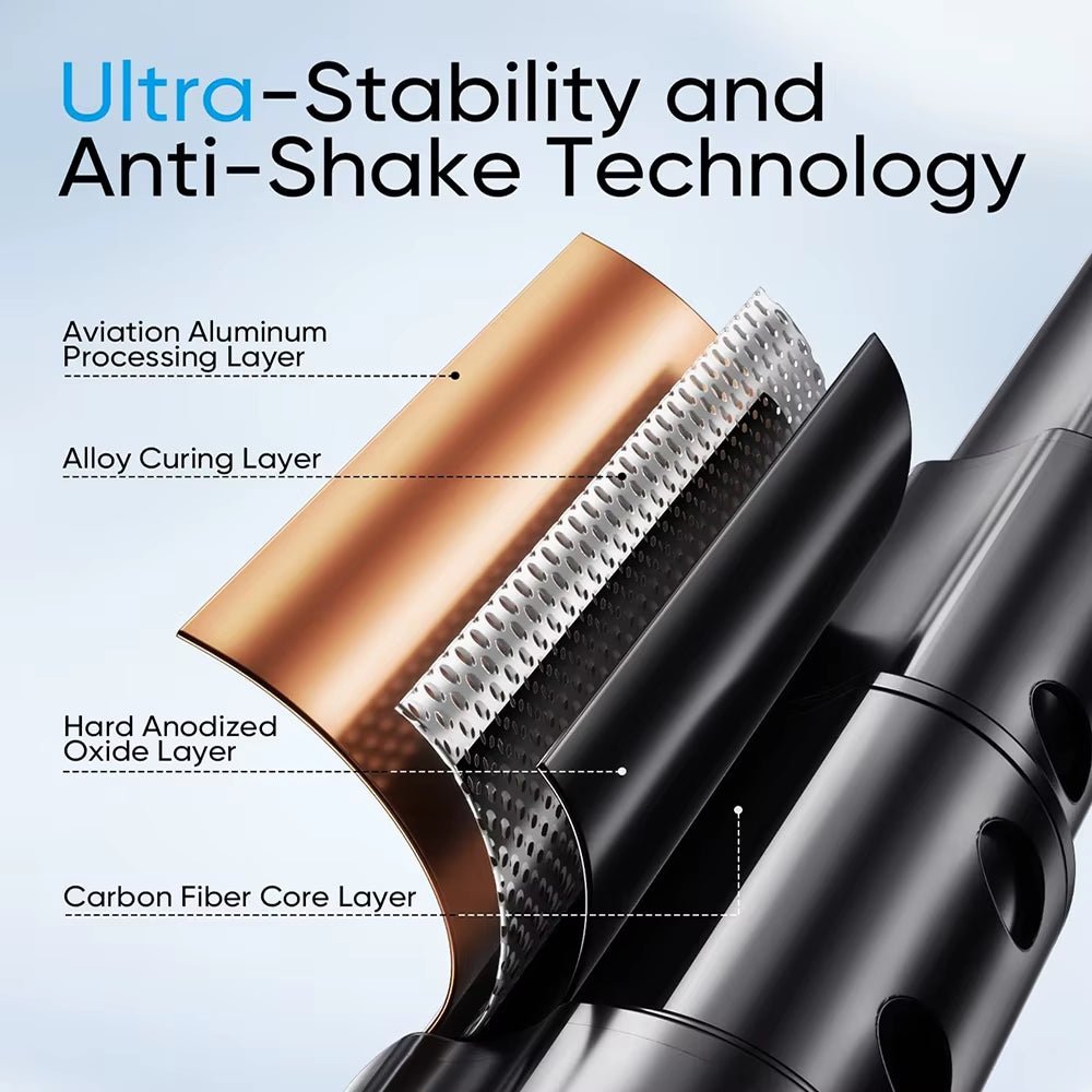 3In1 Selfie Stick Tripod Handle Phone Tripod Selfie Stablizer W Bluetooth Remote Phone Holder for Iphone 16 15 14 13 12 Android - Mac's Got More