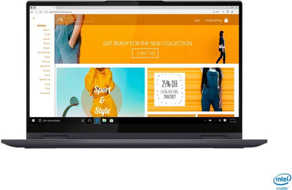 Lenovo Yoga 7i 15.6" Versatile 2-in-1 Touchscreen Laptop - 11th Gen Intel Core i5 2.40GHz, 8GB RAM, 256GB M.2 SSD, Slate Grey