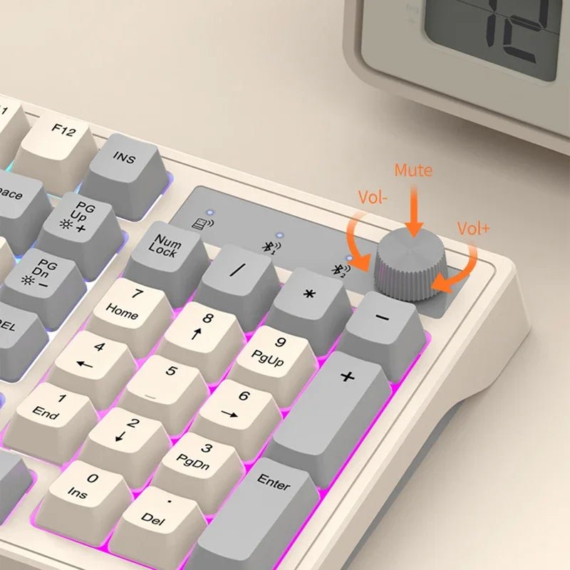 98 - key Wireless Keyboard Rainbow Light - Mac's Got More