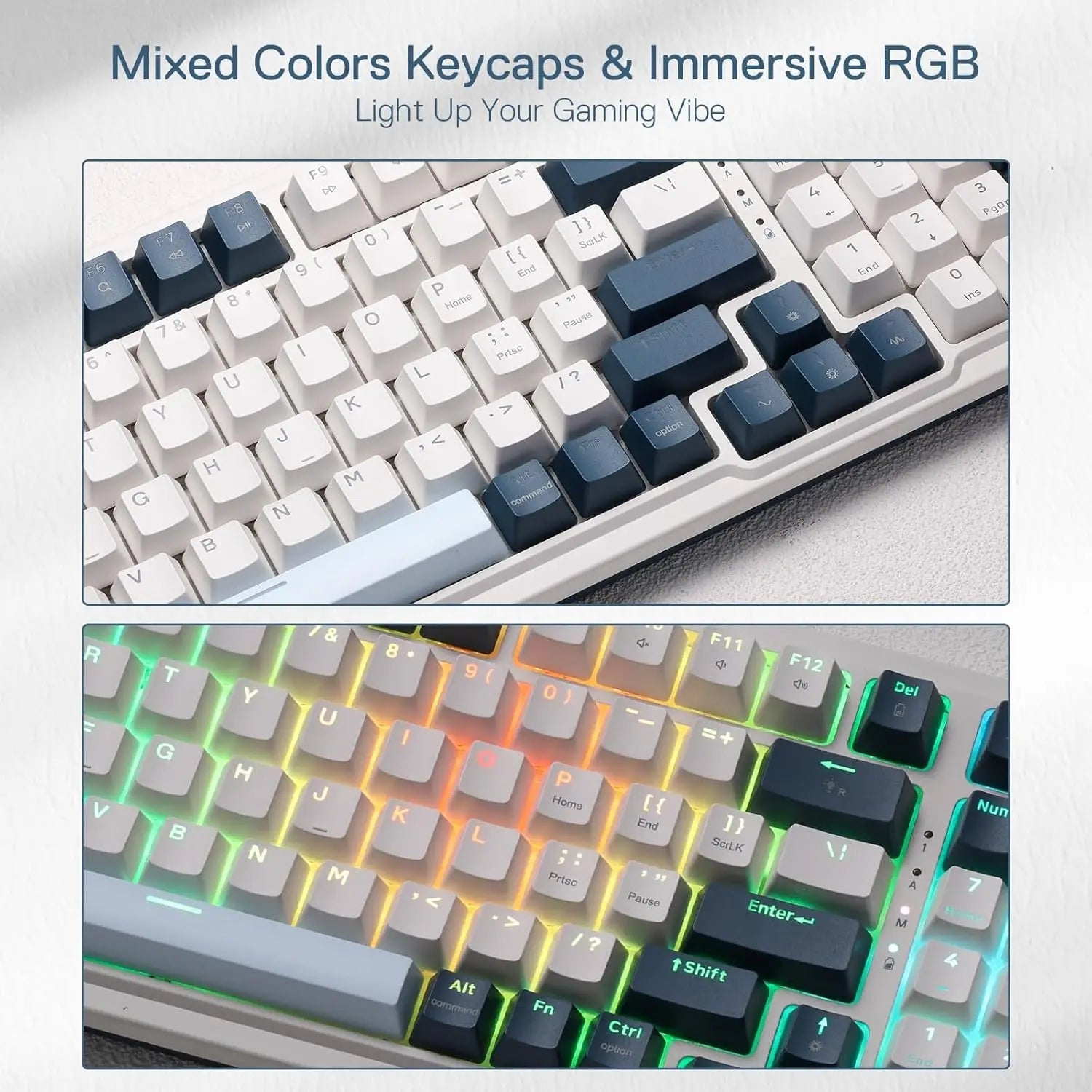 98 Keys 3 - Mode Wireless Gasket RGB Gaming Mechanical Keyboard - Mac's Got More