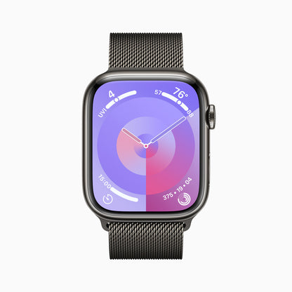 Apple Watch Series 9 (2023) – 41mm GPS Wi-Fi – Aluminum Case with Black Sport Band