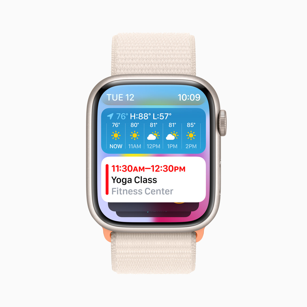 Apple Watch Series 9 (2023) – 41mm GPS Wi-Fi – Aluminum Case with Black Sport Band