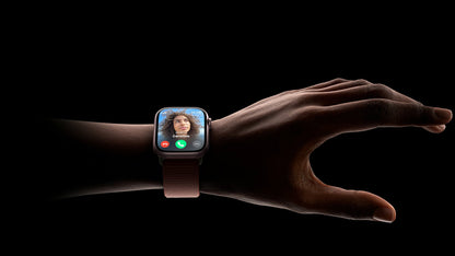 Apple Watch Series 9 (2023) – 41mm GPS Wi-Fi – Aluminum Case with Black Sport Band