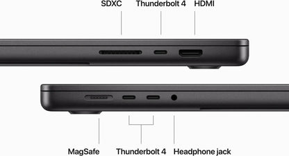 2023 Apple MacBook Pro 16-Inch Laptop - M3 Max, 16-Core CPU, 40-Core GPU, 64GB RAM, 2TB SSD, Silver