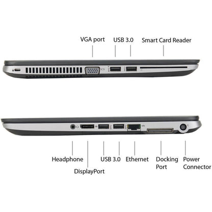 HP 14" EliteBook 840 G1 i5-4200U Laptop – Silver – 16GB/256GB SSD