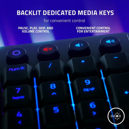 Razer Ornata V3 Gaming Keyboard – Mecha-Membrane – RGB – Black – Certified Refurbished