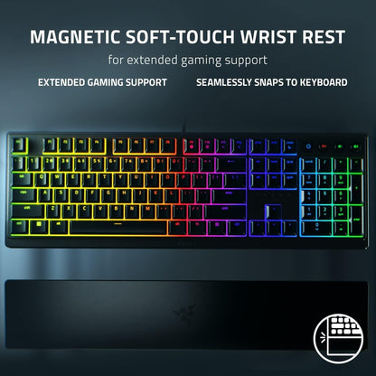 Razer Ornata V3 Gaming Keyboard – Mecha-Membrane – RGB – Black – Certified Refurbished