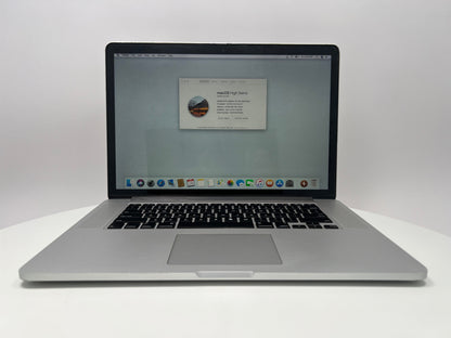 2015 MacBook Pro 15-inch i7 2.8GHz – 16GB RAM 1TB SSD AMD R9 M370X | Silver