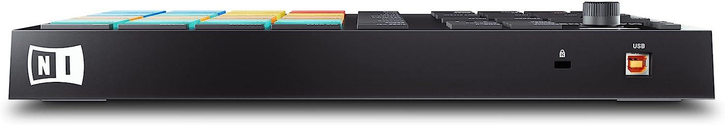OPEN BOX Native Instruments MASCHINE MIKRO MK3 Drum Controller - Compact Beat-Making Tool, Integrated Software, Touch-Sensitive Pads