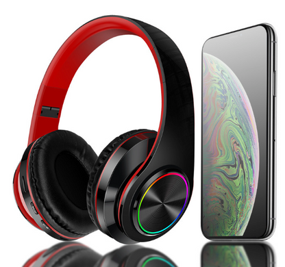 The Perfect Part Super Bass Bluetooth Headphones LED Light