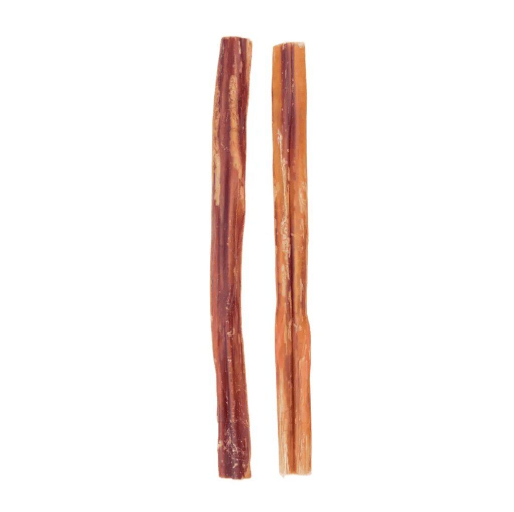 All - Natural Beef Bully Stick Dog Treats, Single Ingredient Dog Chews – 12 - Inch Jumbo (2 - Pack) - Mac's Got More