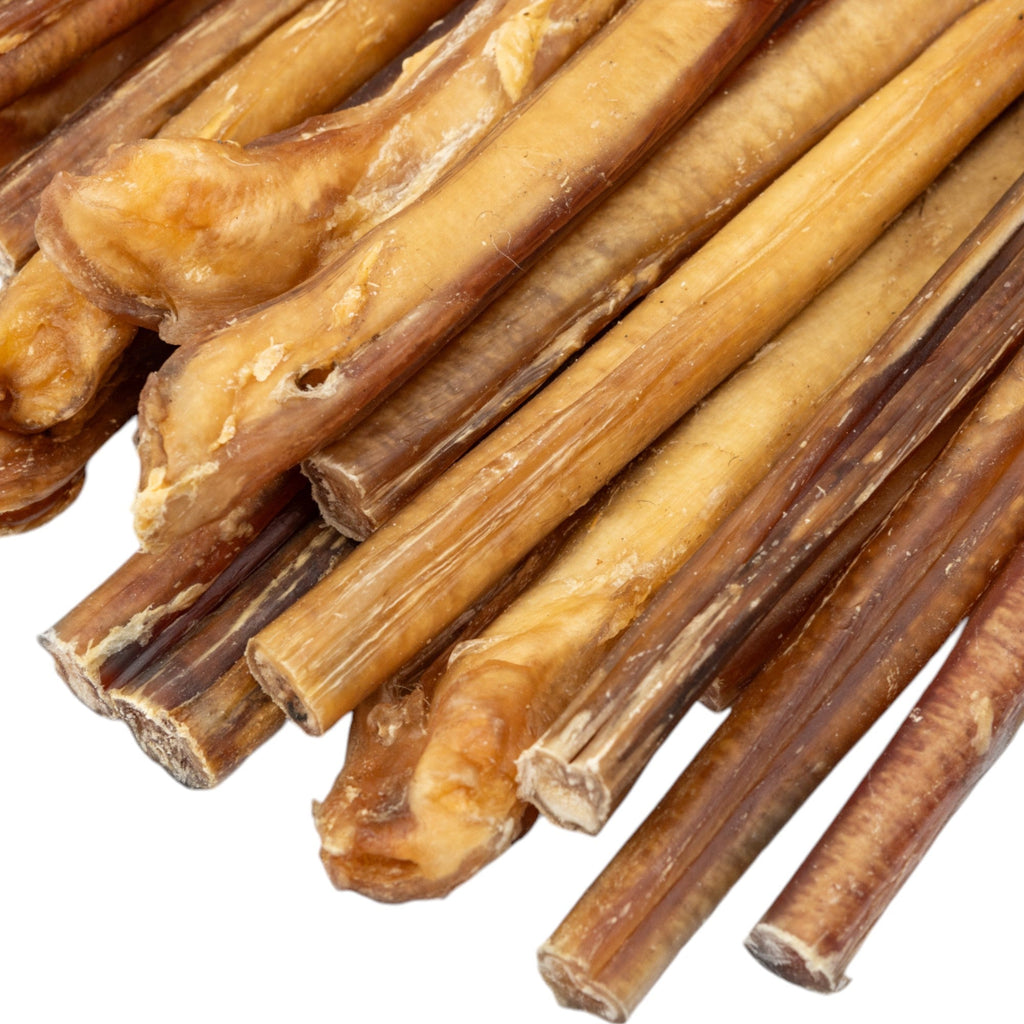 All - Natural Beef Bully Stick Dog Treats, Single Ingredient Dog Chews – 12 - Inch Jumbo (25/case) - Mac's Got More