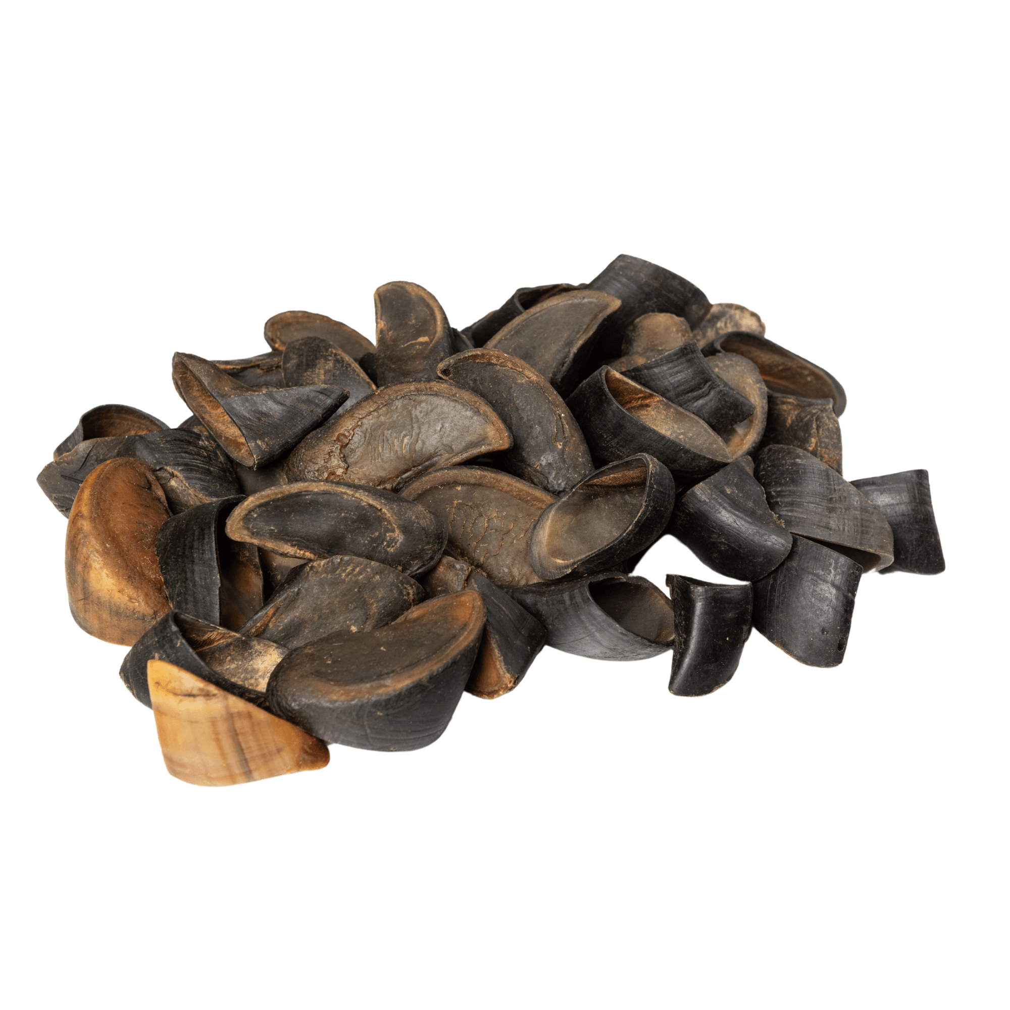 All - Natural Cow Hooves Dog Chews – Premium Crunchy Treats for Dental Health – (25/Case) - Mac's Got More