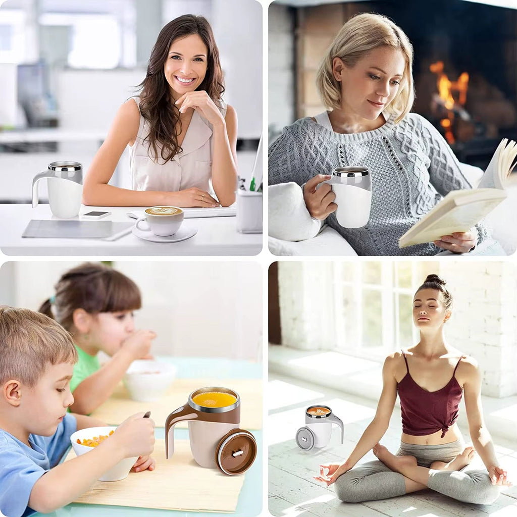 Automatic Self - Stirring Mug – Mix Smarter, Sip Smoother - Mac's Got More