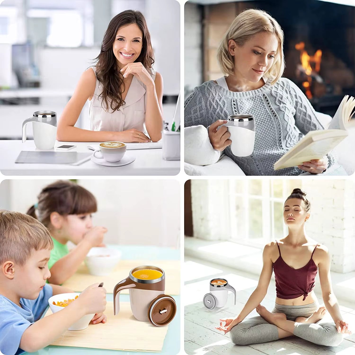 Automatic Self - Stirring Mug – Mix Smarter, Sip Smoother - Mac's Got More