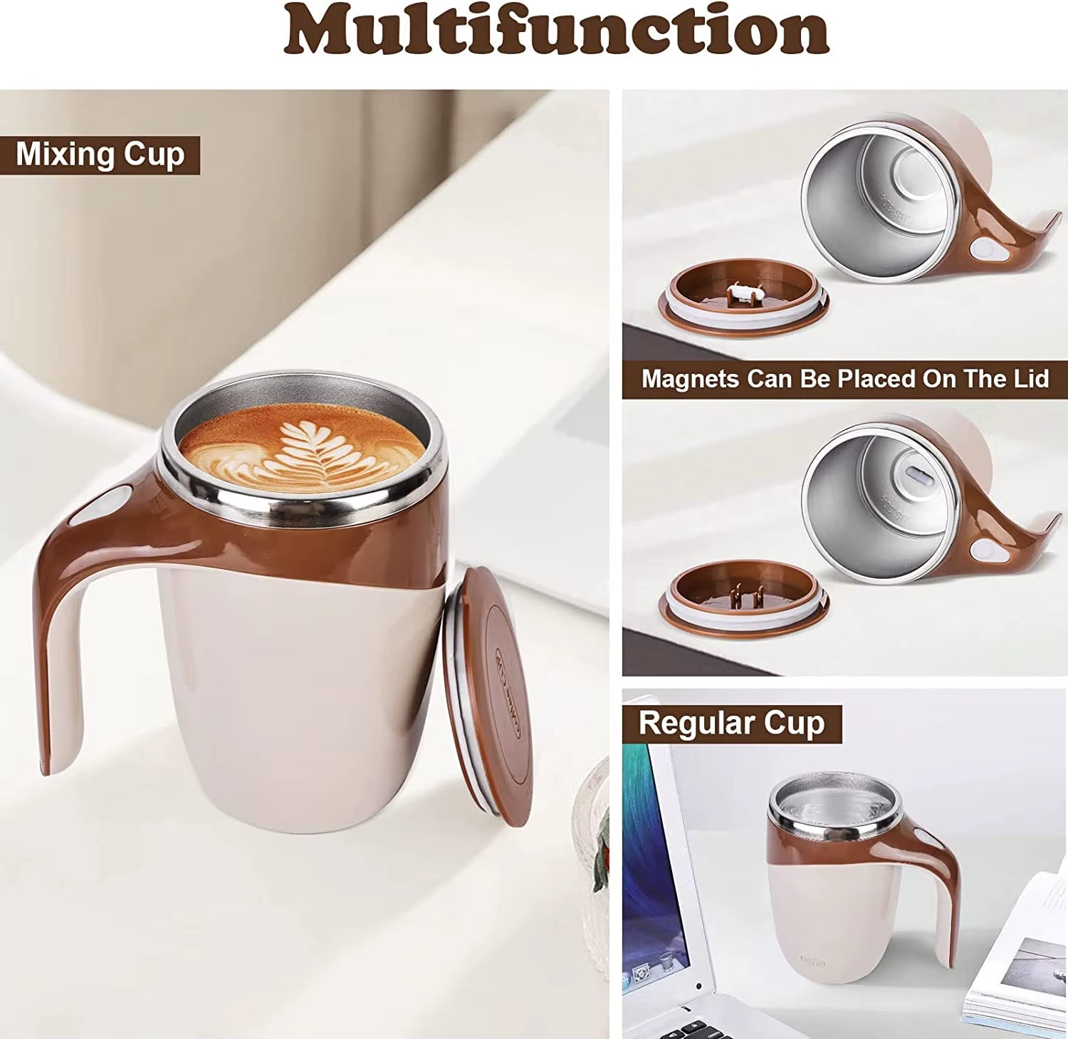 Automatic Self - Stirring Mug – Mix Smarter, Sip Smoother - Mac's Got More