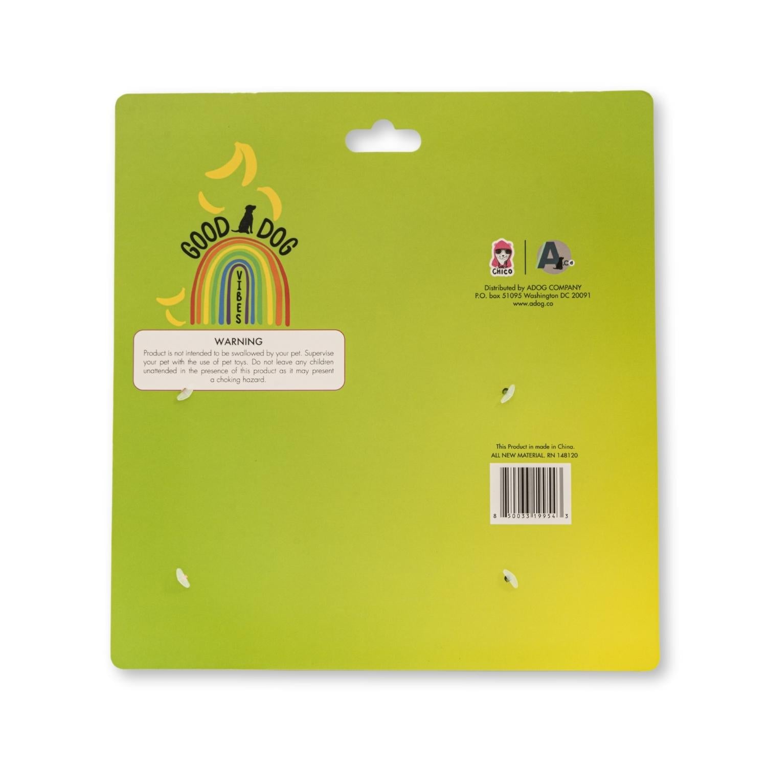 Avocado & Banana Plush Dog Toy Gift Set – with Squeaker & Crinkle Paper for Fun Play - Mac's Got More