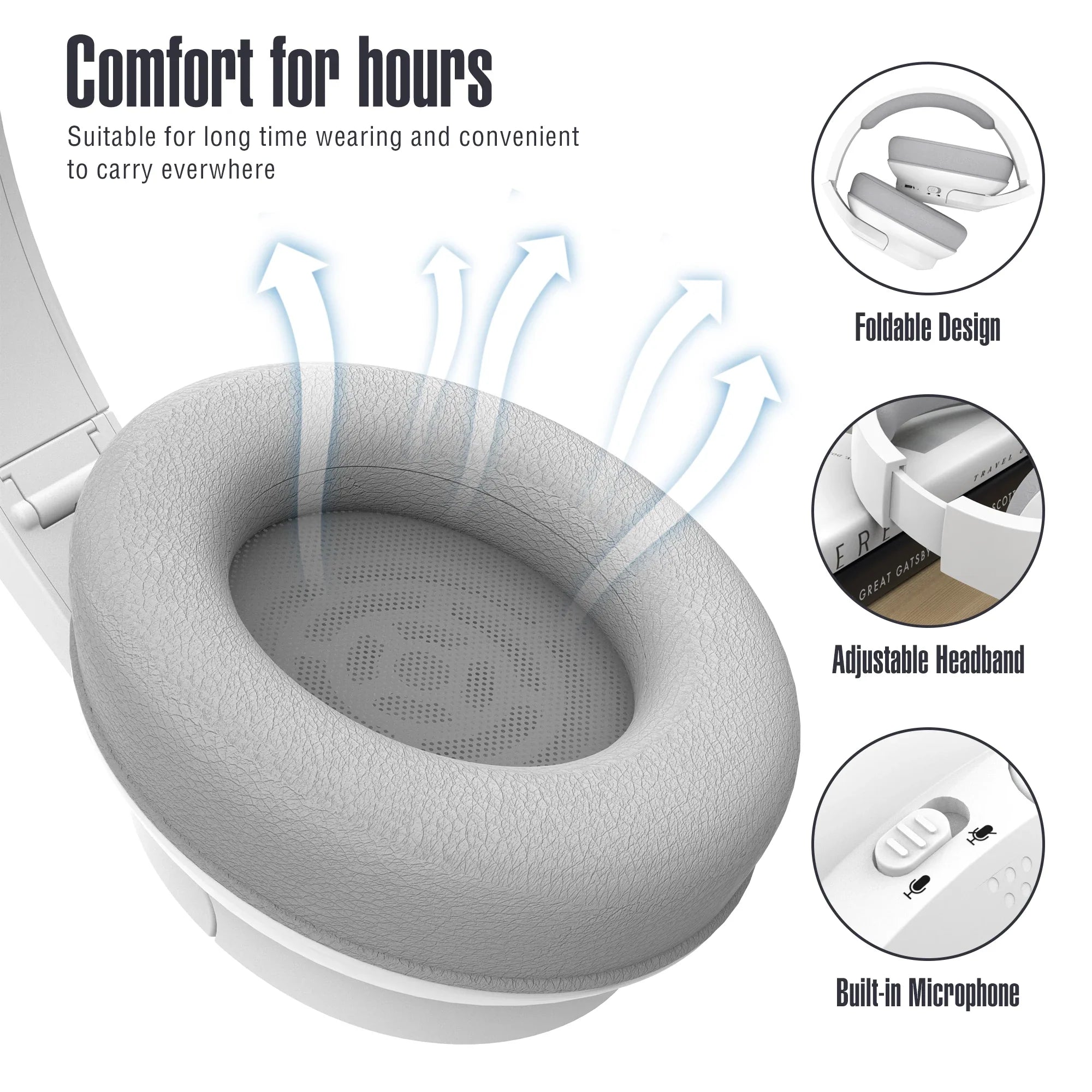 Bluetooth Wireless Over - Ear Headphones - Mac's Got More