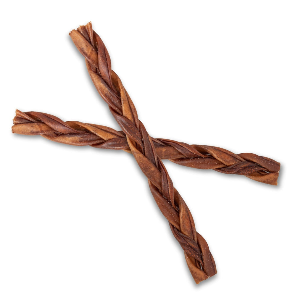 Braided Collagen Stick Dog Treats for Joint Health - 12 - Inch Standard (4 - Pack) - Mac's Got More