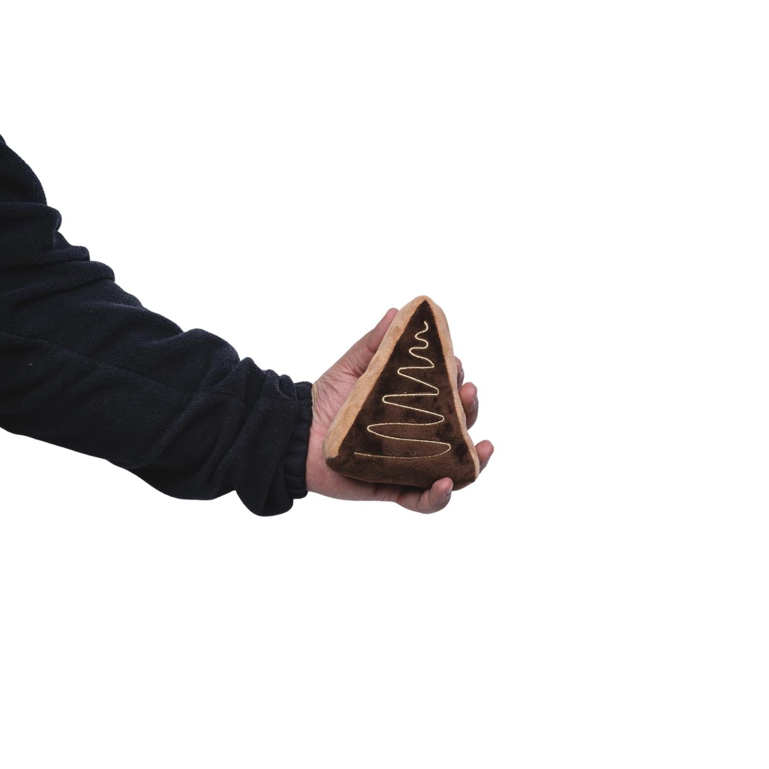 Cake Slice & Milk Midnight Snack Plush Dog Toy Gift Set – with Squeaker & Crinkle Paper - Mac's Got More