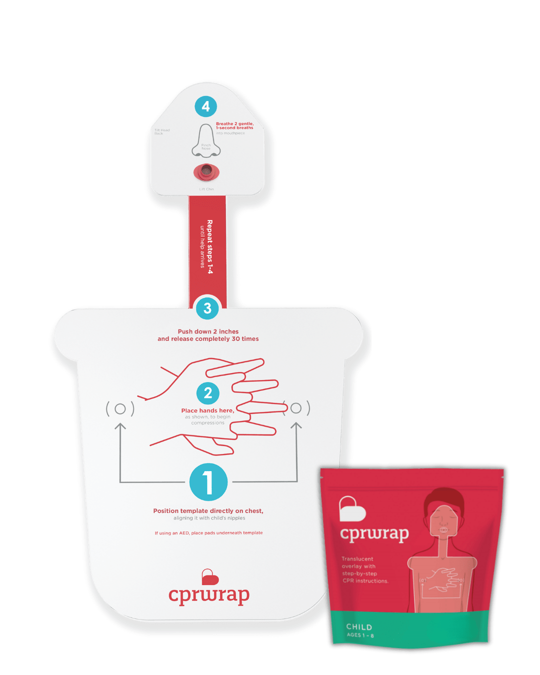 Child CPRWrap™ Aid, Ages 1 - 8 - Mac's Got More