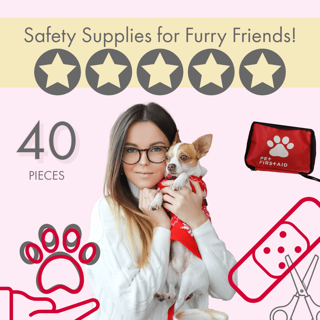 Comprehensive 40 - Piece Pet Travel First Aid Kit for Emergencies, Safety, & Adventure - Mac's Got More