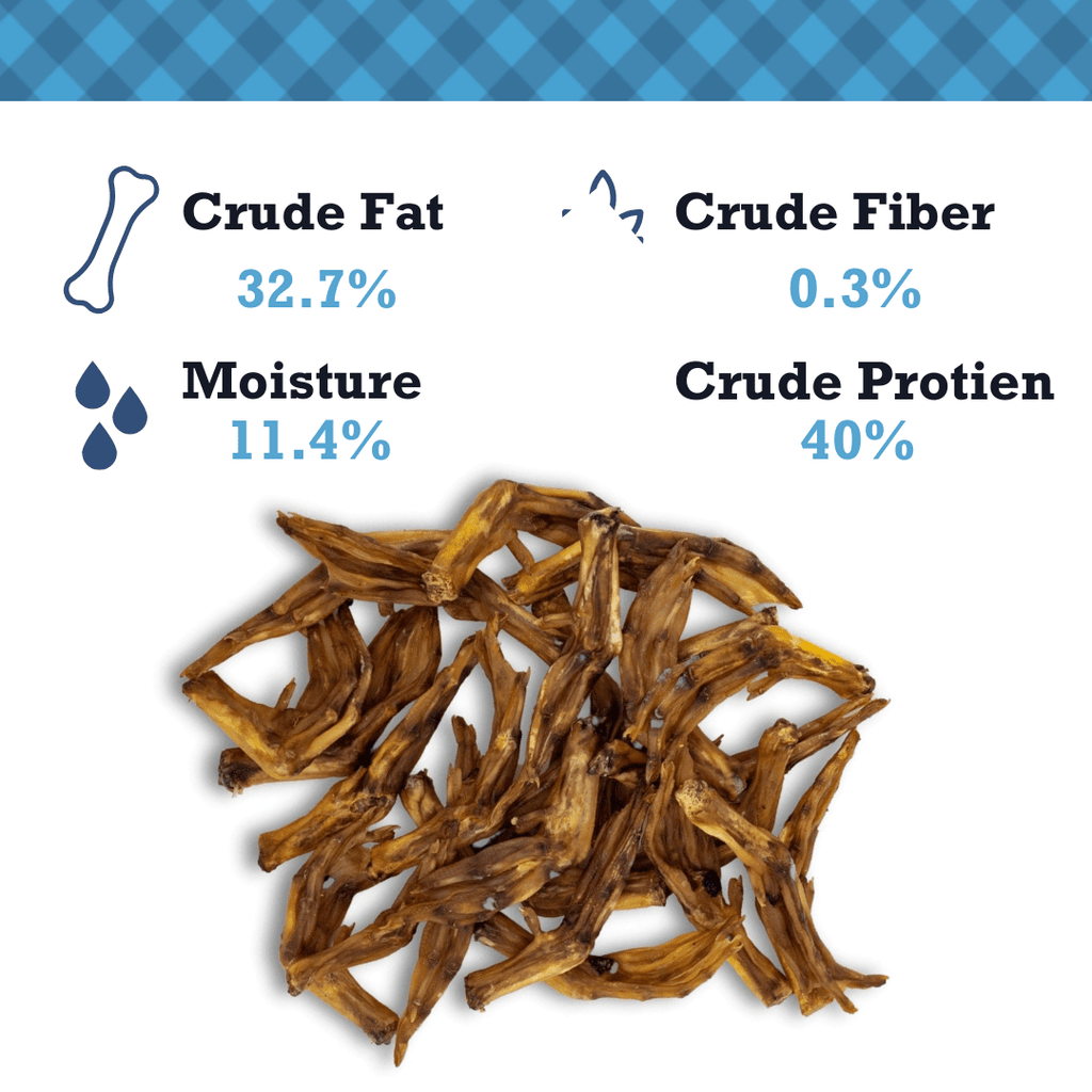 Country Living All - Natural Duck Feet Dog Treats – Crunchy, Long - Lasting Chews – (20 - Pack) - Mac's Got More