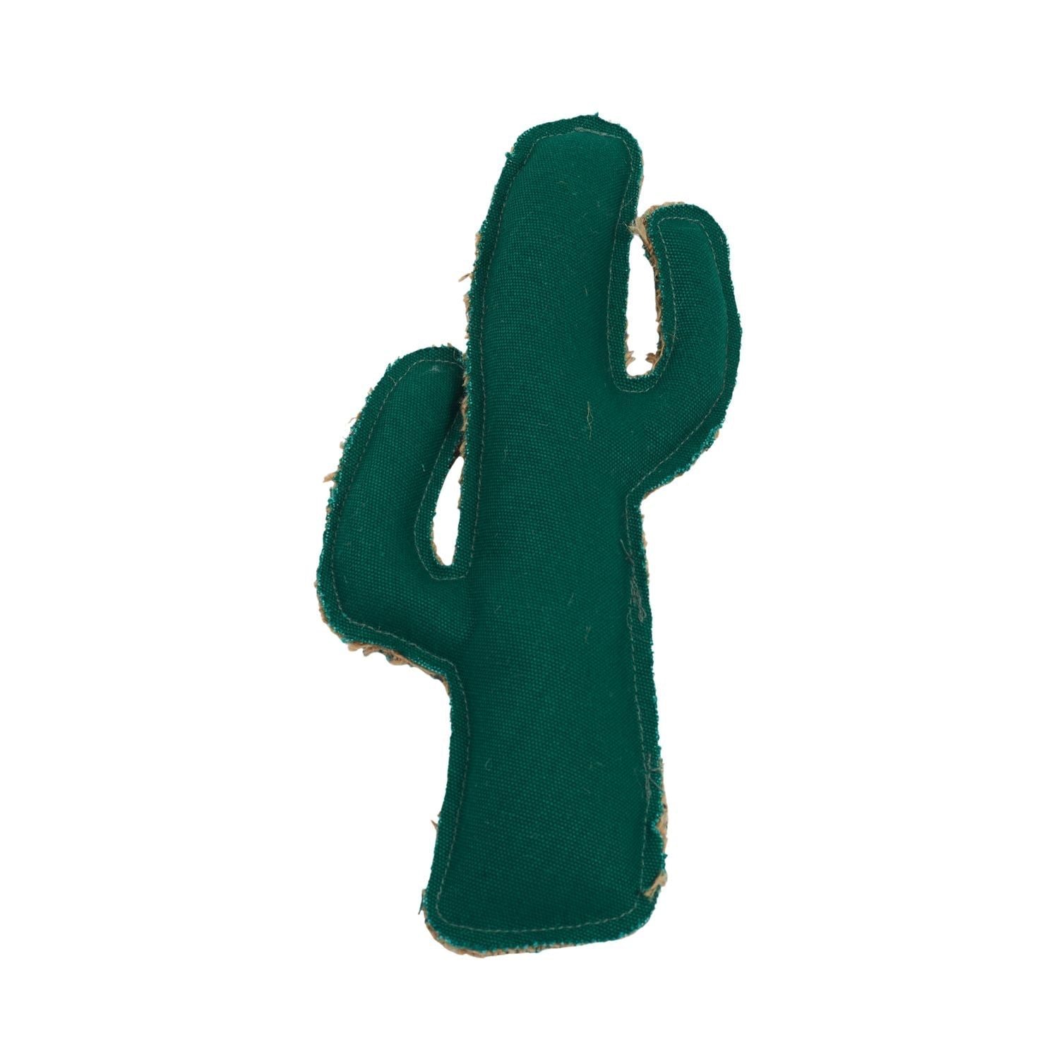 Country Living Canvas & Jute Cactus - Shaped Dog Chew Toy – Durable, Safe and Non - Toxic - Mac's Got More