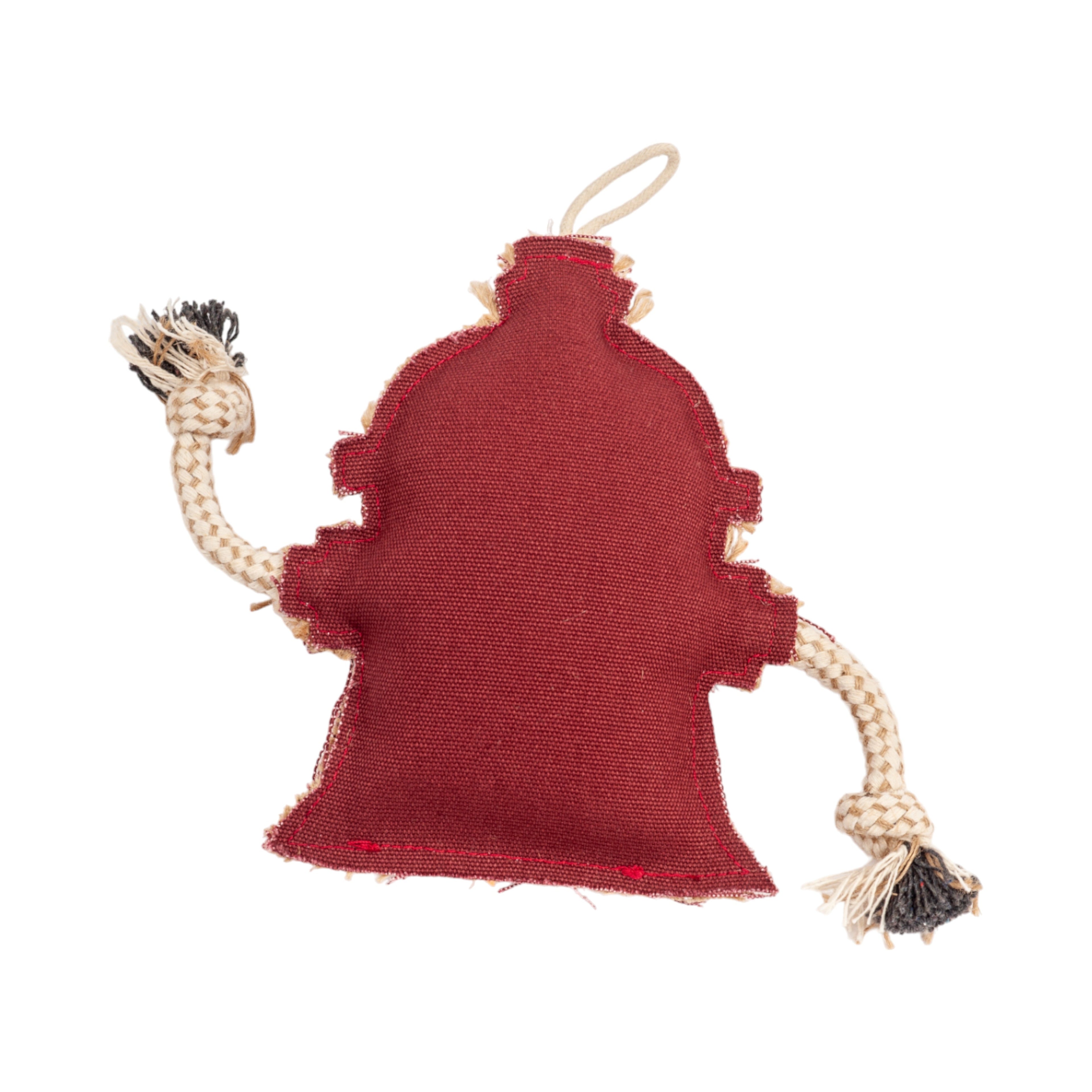 Country Living Canvas & Jute Fire Hydrant Dog Chew Toy – Durable, Safe and Non - Toxic - Mac's Got More