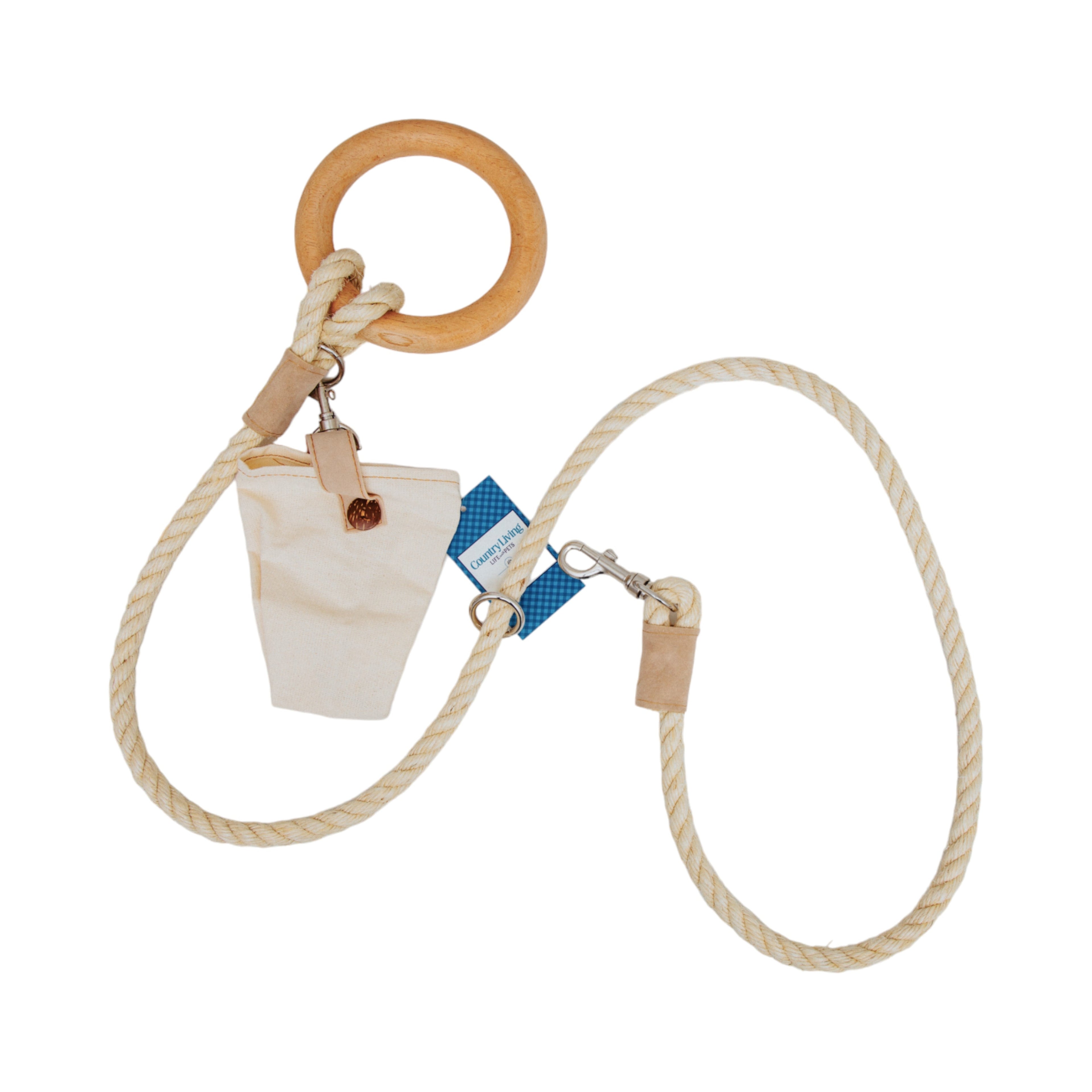 Country Living Carbon Neutral Dog Leash with Small Storage Bag - Mac's Got More