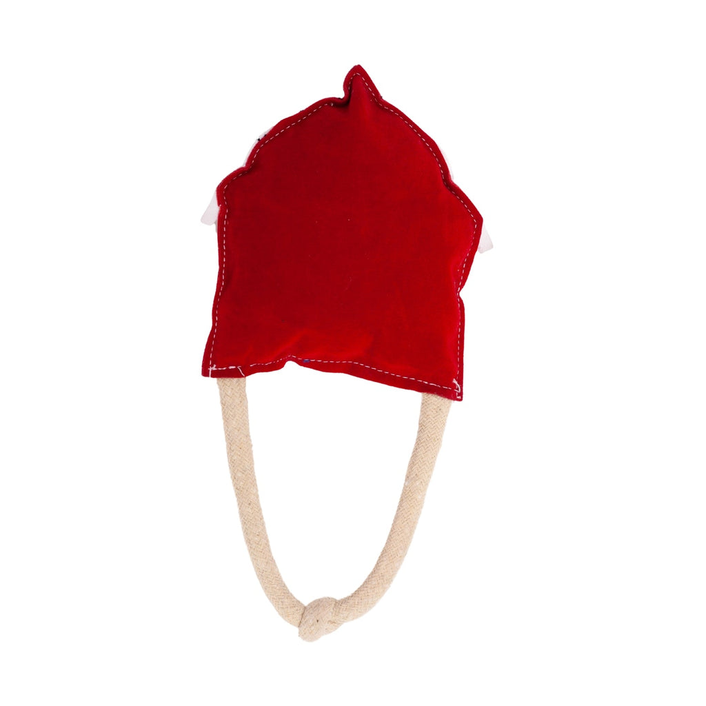 Country Living Faux Leather Red Barn Dog Chew Toy – Safe, Long - Lasting, and Non - Toxic - Mac's Got More
