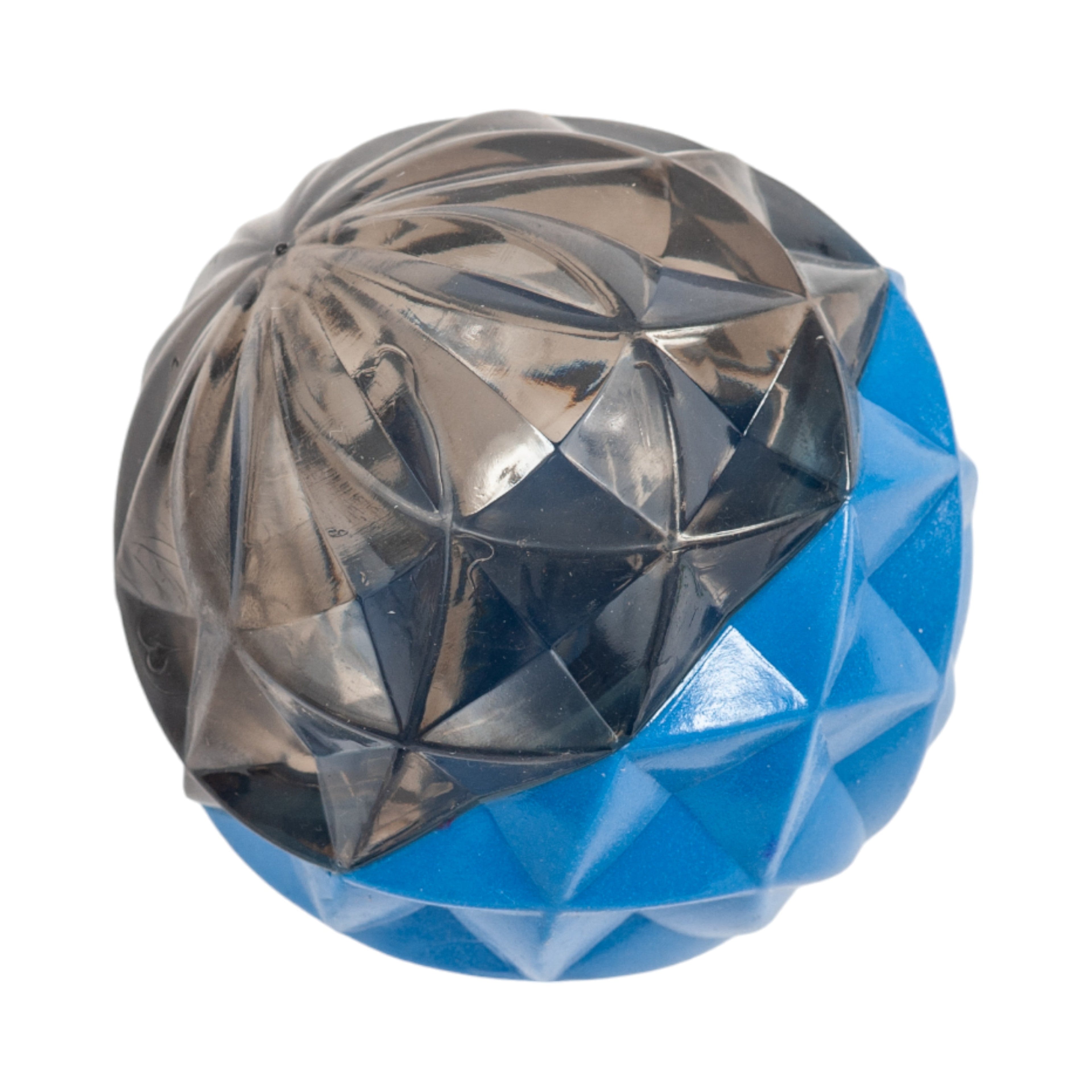 Country Living Geometric Textured Ball Dog Chew Toy, Interactive Rubber Toy for Mental Stimulation – Large - Mac's Got More