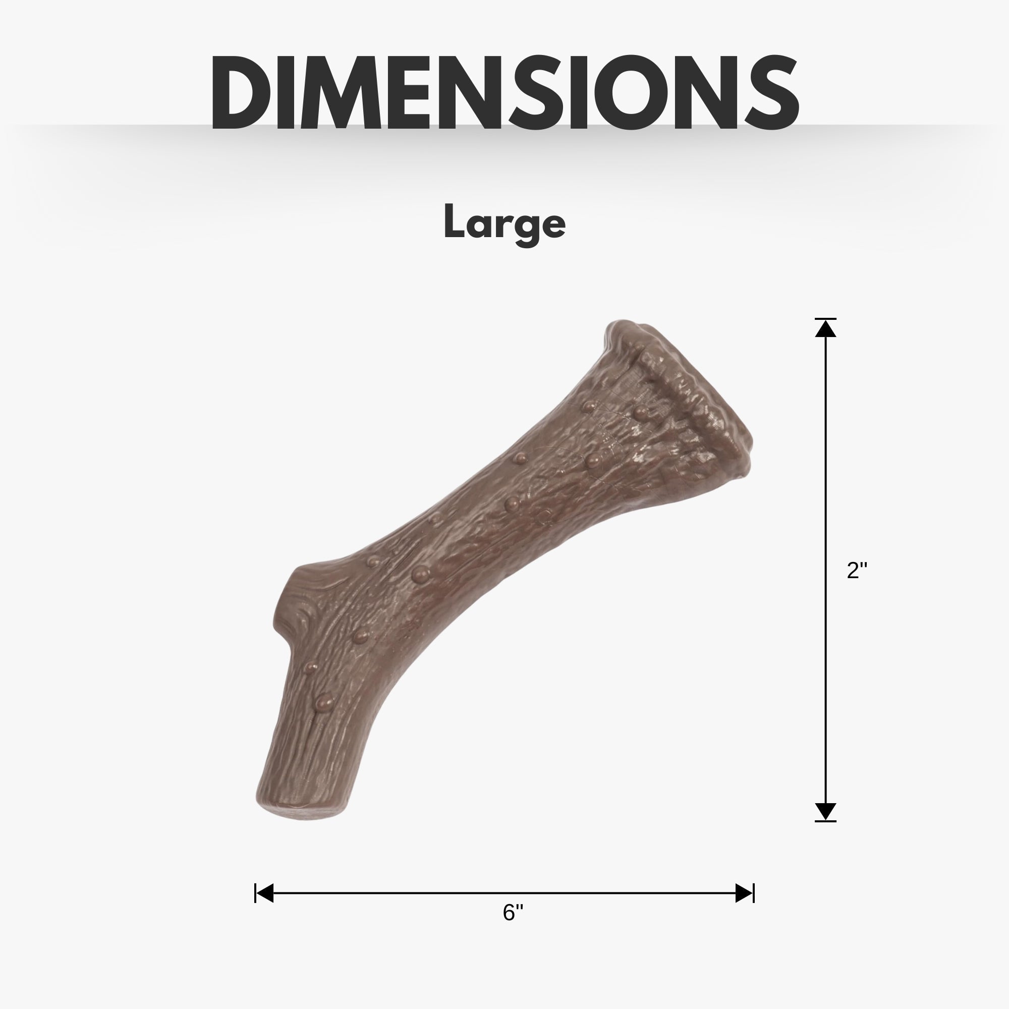 Country Living Nylon Antler Dog Chew Toy – with Natural Chicken Flavor - Mac's Got More