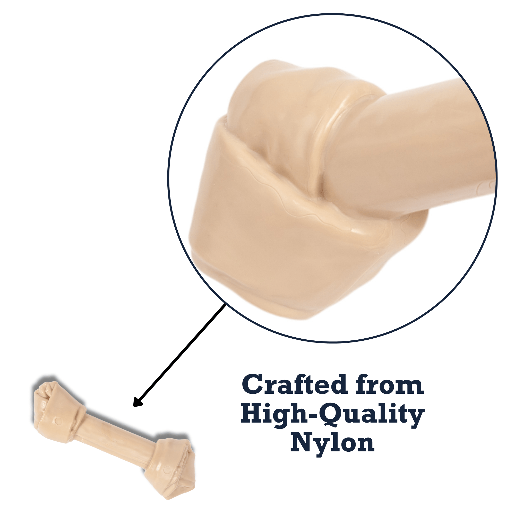 Country Living Nylon Bone Dog Chew Toy – Durable Rawhide - Shaped - Mac's Got More