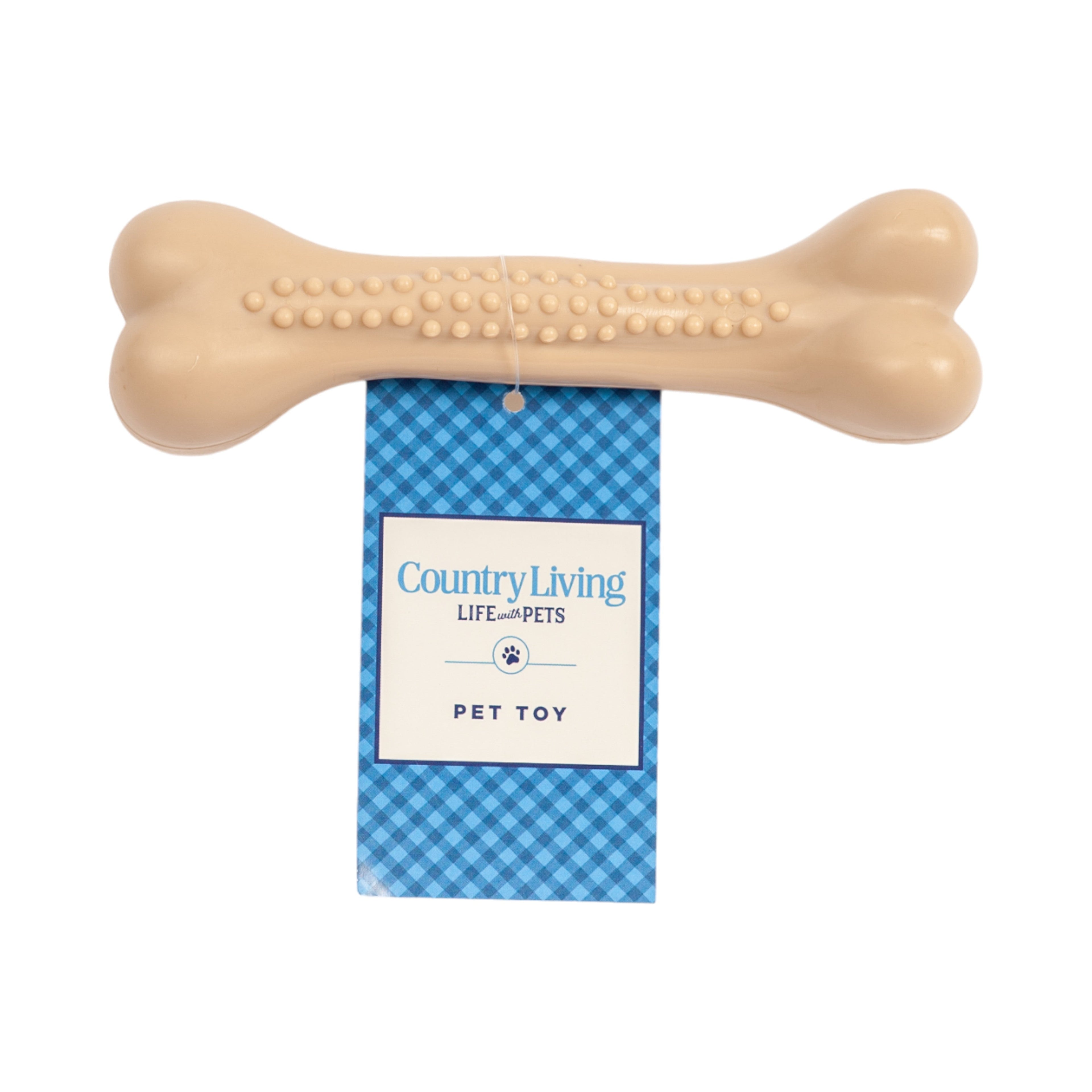 Country Living Nylon Chew Bone Toy for Dogs (Chicken - Flavored), Ideal for Heavy Chewers - Mac's Got More