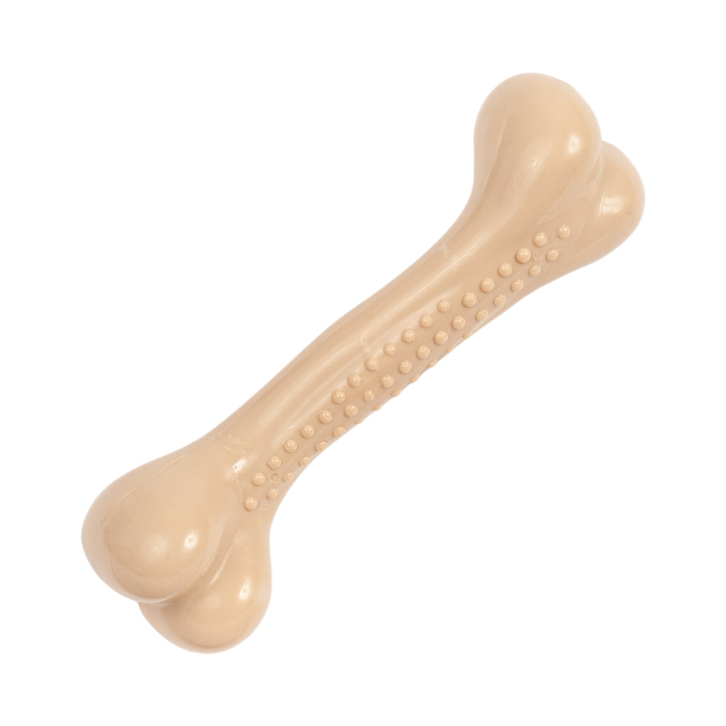 Country Living Nylon Chew Bone Toy for Dogs (Chicken - Flavored), Ideal for Heavy Chewers - Mac's Got More