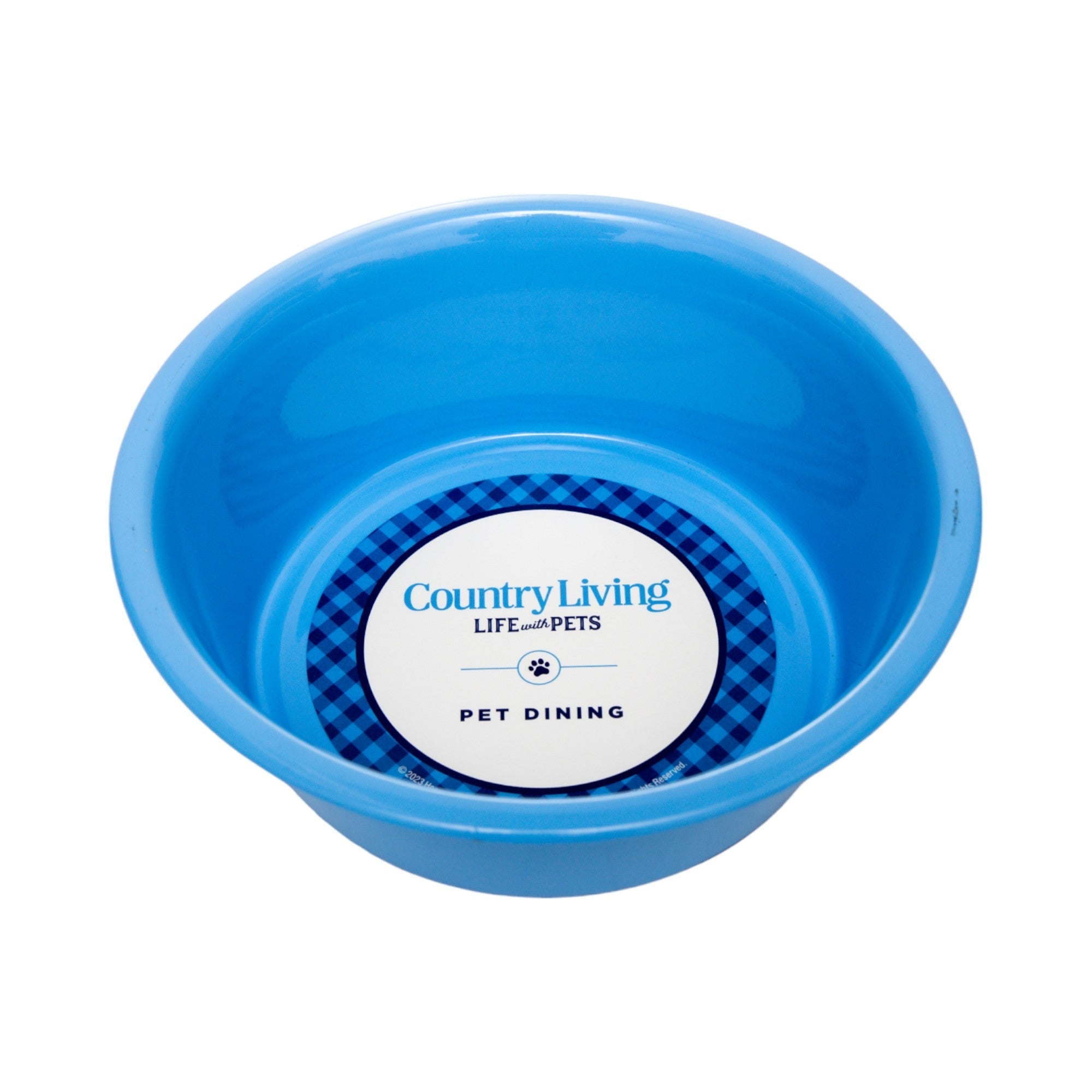 Country Living Set of 2 Coated Stainless Steel Heavy Dog Bowls - Ideal for Medium to Large Breeds - Mac's Got More