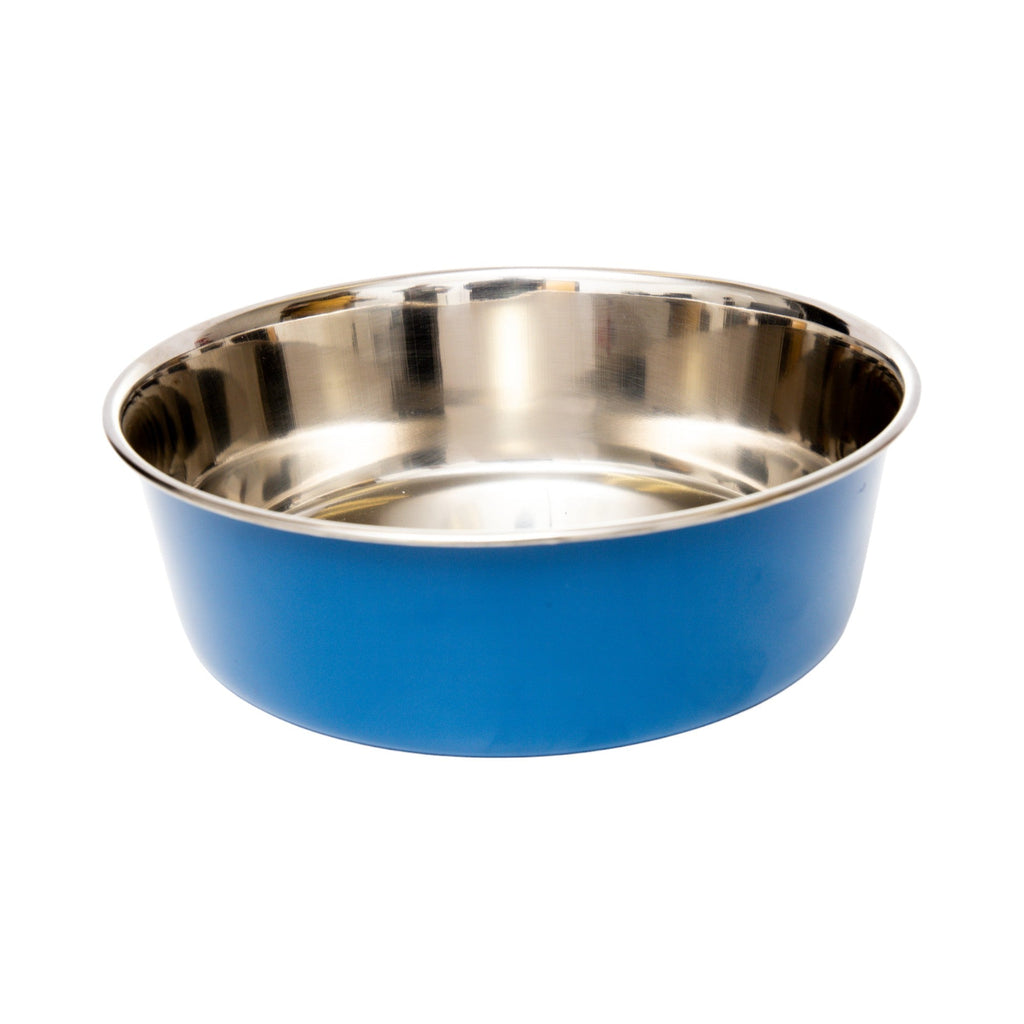 Country Living Set of 2 Heavy Gauge Stainless Steel Dog Bowls - Perfect for Food & Water - Mac's Got More
